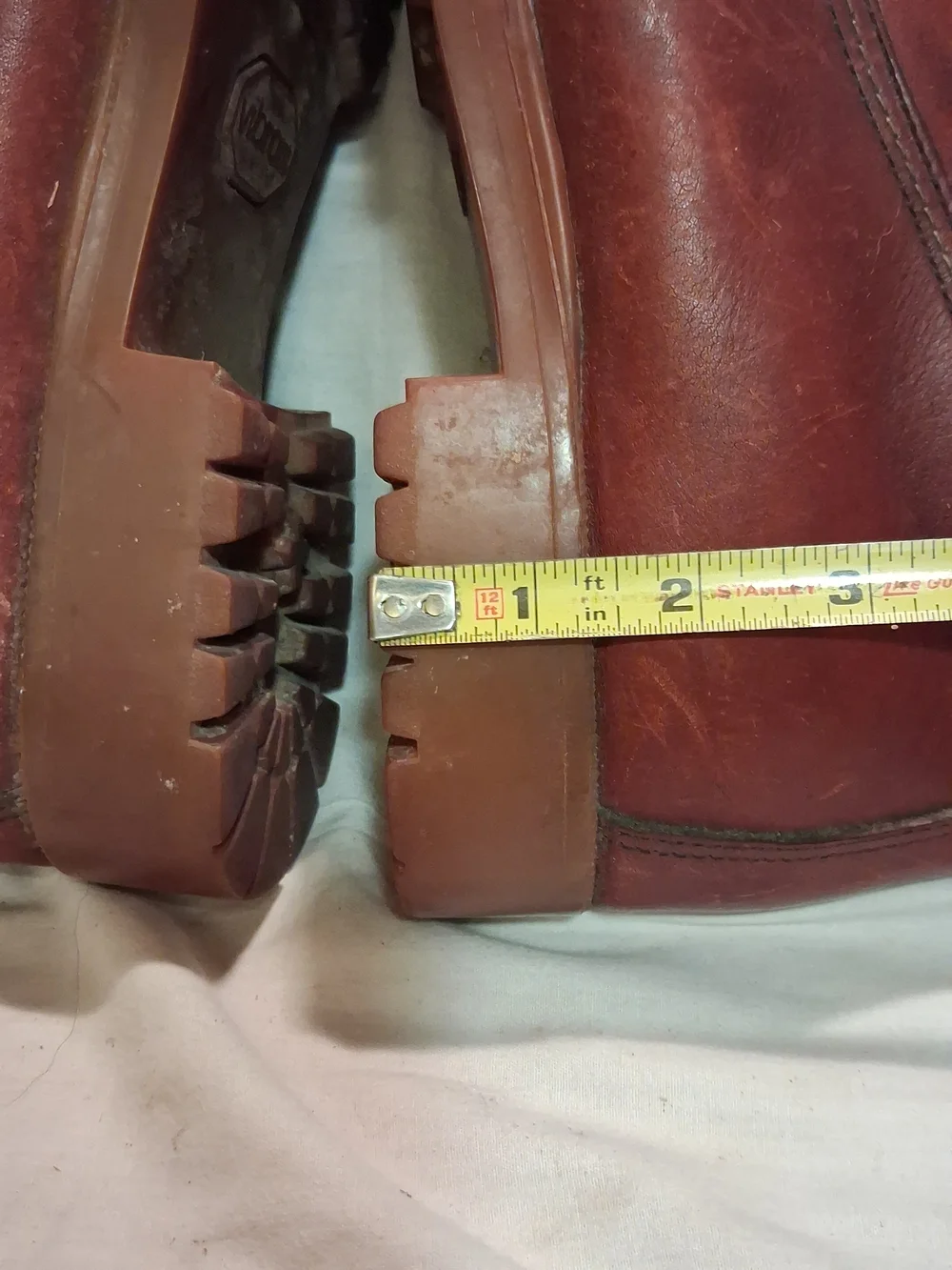 Herman Survivors Leather Waterproof Men's Brown Lace-Up Leather Work Boots 9 1/2